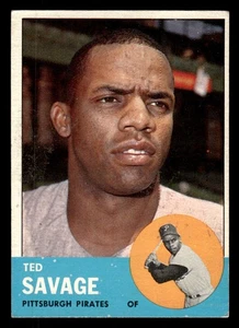Ted Savage 1963 Topps #508 Pittsburgh Pirates - Picture 1 of 2