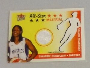 Camiseta Fleer Ultra WNBA All-Star 2003 material usada en juegos Chamique Holdsclaw - Imagen 1 de 2