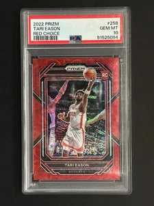 2022-23 Panini Prizm Tari Eason Red Choice Prizm 76/88 Rookie RC PSA 10 GEM MT - Picture 1 of 2