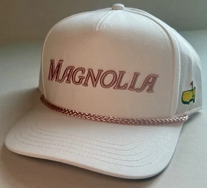 2025 Masters Magnolia White Men's Rope Hat Cap Augusta National Golf Club 🔥 ⛳ - Picture 1 of 2