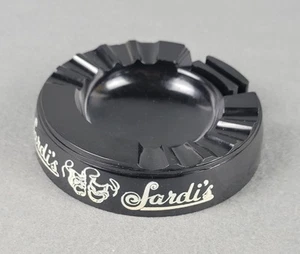 VTG Sardi's Restaurant New York 1950's Advertisment Plastic Ashtray MCM Repaired - Picture 1 of 12