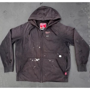 Milwaukee 2X Heated zip up Workwear Construction Distressed thrashed not tested - Picture 1 of 9