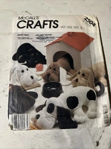 McCall’s 2504 crafts Vintage Sewing Pattern Puppy Pals *Pound Puppies Look Alike - Picture 1 of 8