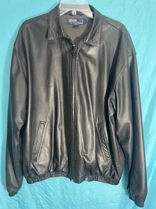 Polo Ralph Lauren Bomberjacke Lammleder schwarz Größe L R41381 Endpreis - Bild 1 von 13