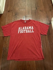Alabama Crimson Tide Shirt Mens Extra Large Alabama Football Spellout - Picture 1 of 6