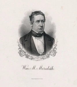 Portrait die proof, William M. Meredith, US Treasury Secretary 1849-1850, BEP - Picture 1 of 5