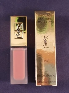 Color de labios YSL - Tatouage Couture mancha mate - tono 23 singular topo - nuevo - Imagen 1 de 2