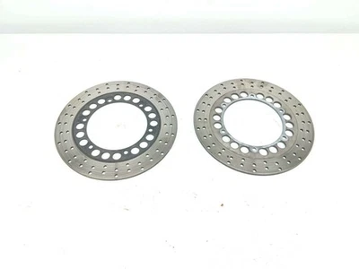 87 Yamaha FZ700 Genesis FZ 700 Front Wheel Disc Brake Rotors INV Foto 1 de 4