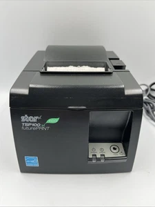 Star TSP100 ECO Future Print Receipt Thermal Printer TSP100II & Cables - Works! - Picture 1 of 8