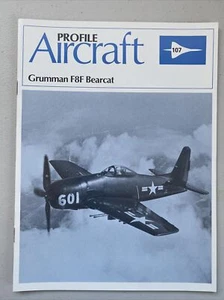 VINTAGE PROFIL FLUGZEUG ZWEITER WELTKRIEG FLUGZEUG MAGAZIN GRUMMAN F8F BEARCAT - Bild 1 von 2