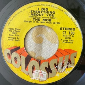 The Mob I Dig Everything About You 7” Blue Eyed Soul Funk VG+ - Picture 1 of 4