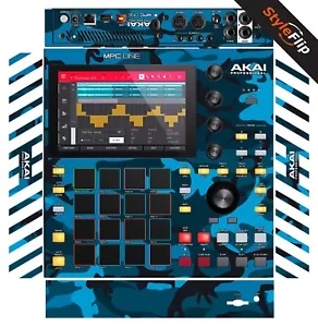 Akai MPC One Skin | Azul camuflaje | Calcomanía protectora | StyleFlip Skins - Imagen 1 de 1