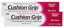 Thermoplastic Denture Adhesive, 1 Oz (Pack of 2) - Refit and Tighten Loose and U