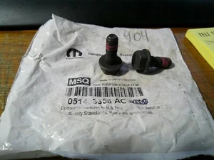 Pernos de montaje de pinza de freno Mopar 5143356AC, lote de 2 (pernos de pinza a soporte) - Imagen 1 de 1