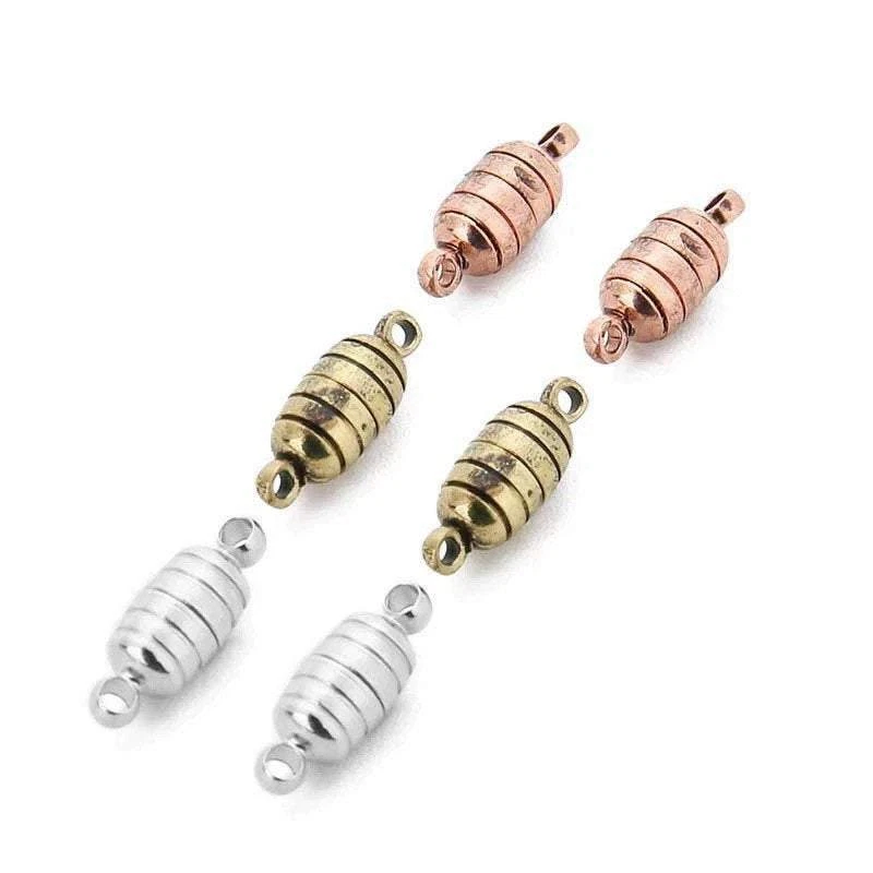 5 Pack Strong Magnetic Clasps - Antique Bronze, Copper & Silver - Image 1 of 4