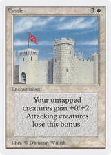 Castle x 1 Unlimited Edition Excellent up to Near Mint  MTG (RM) 4RCards