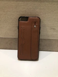 NEW iPhone X  PU Leather Wallet Credit ID Card Slot Cover Case 5.5" - Brown - Picture 1 of 7