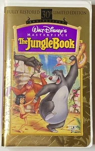 The Jungle Book 30th Anniversary Walt Disney's  VHS Movie Clamshell - Picture 1 of 24