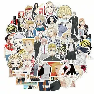 Tokyo Revengers Stickers Pack of 50 Anime Stickers Takemichi, Mikey, Draken - Foto 1 di 4