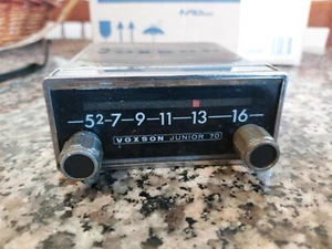 AUTORADIO D'EPOCA VOXSON JUNIOR 70 FUNZIONANTE ONDE MEDIE OTTIMO PER FIAT 500 - Foto 1 di 8