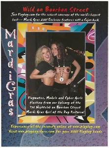 Anuncio impreso vintage Mardi Gras - Wild On Bourbon Street - Mar 2001 - Imagen 1 de 5