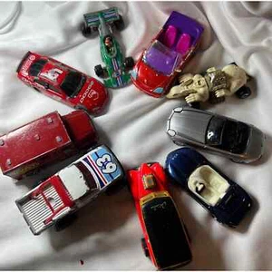 Lot of 9 Vintage Diecast Cars Johnny Lightning Yatming Matchbox Hot Wheels - Picture 1 of 10