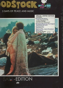 V.A. "Woodstock" The Limited Edition Box Set 780 294-2 4CD + VHS + Poster #ed ss - Picture 1 of 2