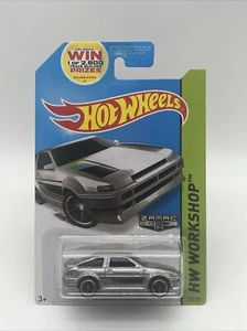 HOT WHEELS 2014 Walmart Exclusive ZAMAC Toyota AE-86 Corolla Protector Case 1/64 - Picture 1 of 8