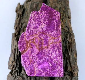 Natürliche 236 kt lila Carico Lake Türkis poliert grobe Platte zertifiziert T6101 - Bild 1 von 7