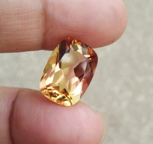 14x10mm. 7.80ct. CUSHION MULTI COLOR PEACH PINK YELLOW SPINEL LOOSE GEMs VIVID! - Picture 1 of 6