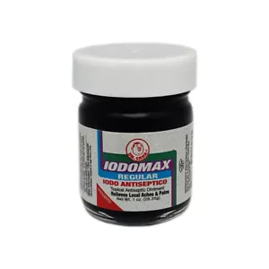 Dr Sana Iodomax Regular. Ungüento antiséptico de yodo. Alivio del dolor para heridas. 1 oz - Imagen 1 de 4