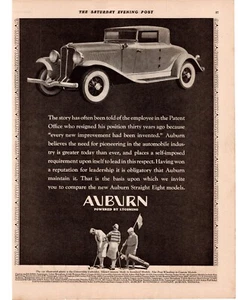 1931 Original Vintage Auburn Powered By Lycoming Motor Car Single Page Print Ad - Picture 1 of 1