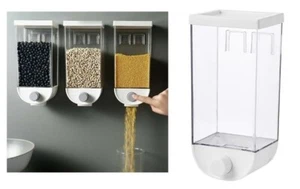DISPENSER EROGATORE PORTA CEREALI PER SPEZIE ALIMENTI SECCHI CARAMELLE DA MURO - Foto 1 di 3