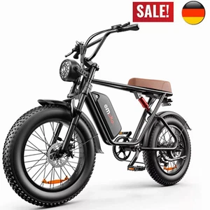 1000W Elektrofahrrad 48V 17.5Ah Fat Tire Mountainbike 20" Offroad E-Bike Moped - Bild 1 von 26