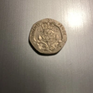 1987 Twenty Pence Elizabeth II UK Coin D. G. Reg. F. D. - Picture 1 of 4