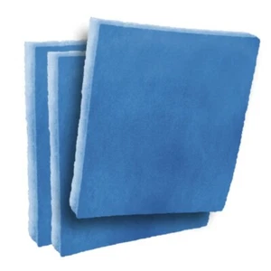 (3 Pack) Blue / White Polyester Air Filter Pads - CHOOSE SIZE - Picture 1 of 4