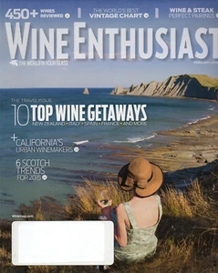 WINE ENTHUSIAST Magazine February 2015 The Travel Issue Houston Robert DeNiro - Imagen 1 de 3