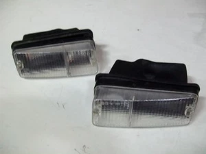 PAAR SCHEINWERFER BLINKER VORNE FIAT 132 - SEHR HOCH - WEISS - NEU - Bild 1 von 1