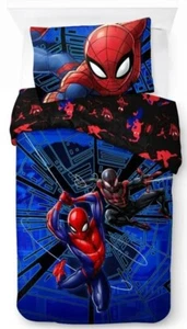 Spider-Man Techno City Kids 2pc Reversible Twin/Full Comforter Set-W26290335015 - Picture 1 of 9