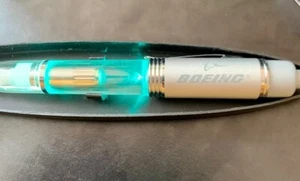 Boeing Sammlerstück Leucht Federetui Box Werbe Jet schön & hell - Bild 1 von 3