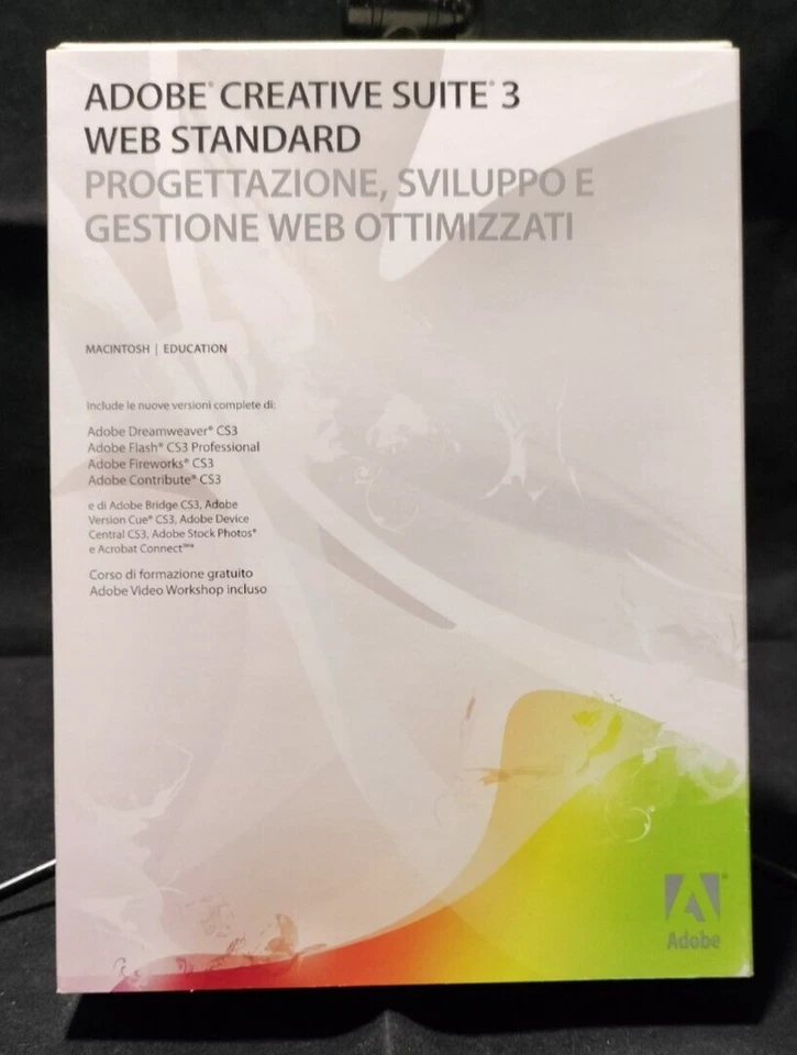 ADOBE CREATIVE SUITE 3 WEB STANDARD | progettazione, sviluppo, gestione web - Immagine 1 di 4