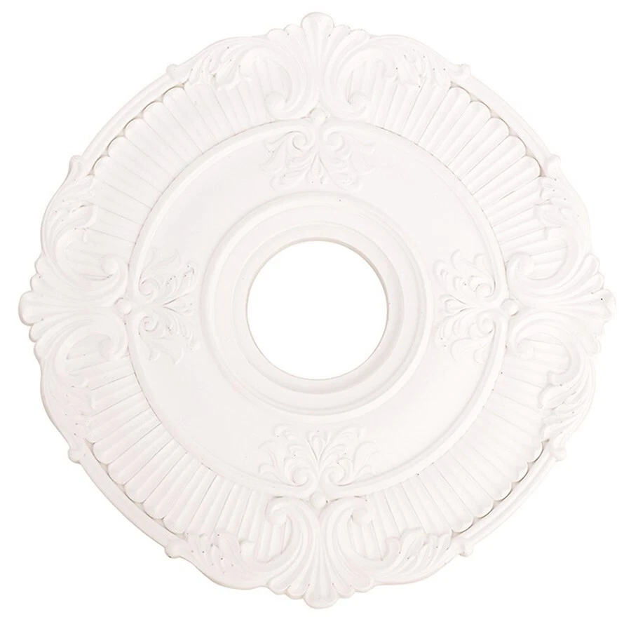 LIVEX Lighting 82030-03 Buckingham Ceiling Medallion White