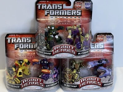 Transformers Universe Robots Autobot Hound Blitzwing Rattrap Megatron Galvatron - Image 1 of 4