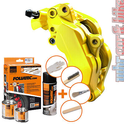 Foliatec 2161 Bremssattel Lack Set Speed Yellow Gelb 7-tlg Hitzebeständig • 27.49€