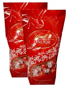 (24,99€/kg) LINDT Lindor Kugeln Milch - 2x600g - NEU & OVP - Bild 1 von 1