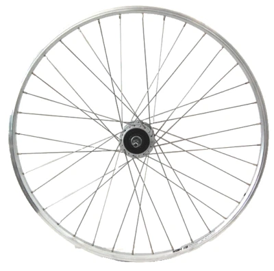 Vorderrad 28 Zoll Nabendynamo Shimano DH-3R35-A-H, silber für Rollenbremse HK - Bild 1 von 4