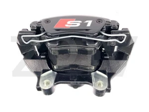 OS RH FRONT BRAKE CALIPER COMPLETE CARRIER BRACKET+BRAKE PAD GENUINE AUDI S1 A1 - Afbeelding 1 van 3