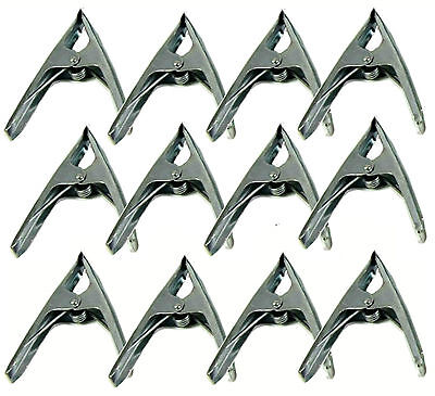 12 X 6  Market Stall Spring Clamps Large Metal Heavy Duty Clips Tarpaulin Sheet • 12.29£