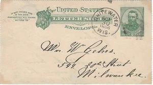 US 1886 Sc. #U293 stamped letter sheet, used only front sheet .Different dates - Picture 1 of 4