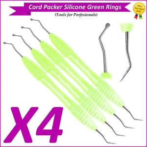 Cord Packer Profesional | Silicona Verde | Instrumento Dental - Picture 1 of 11
